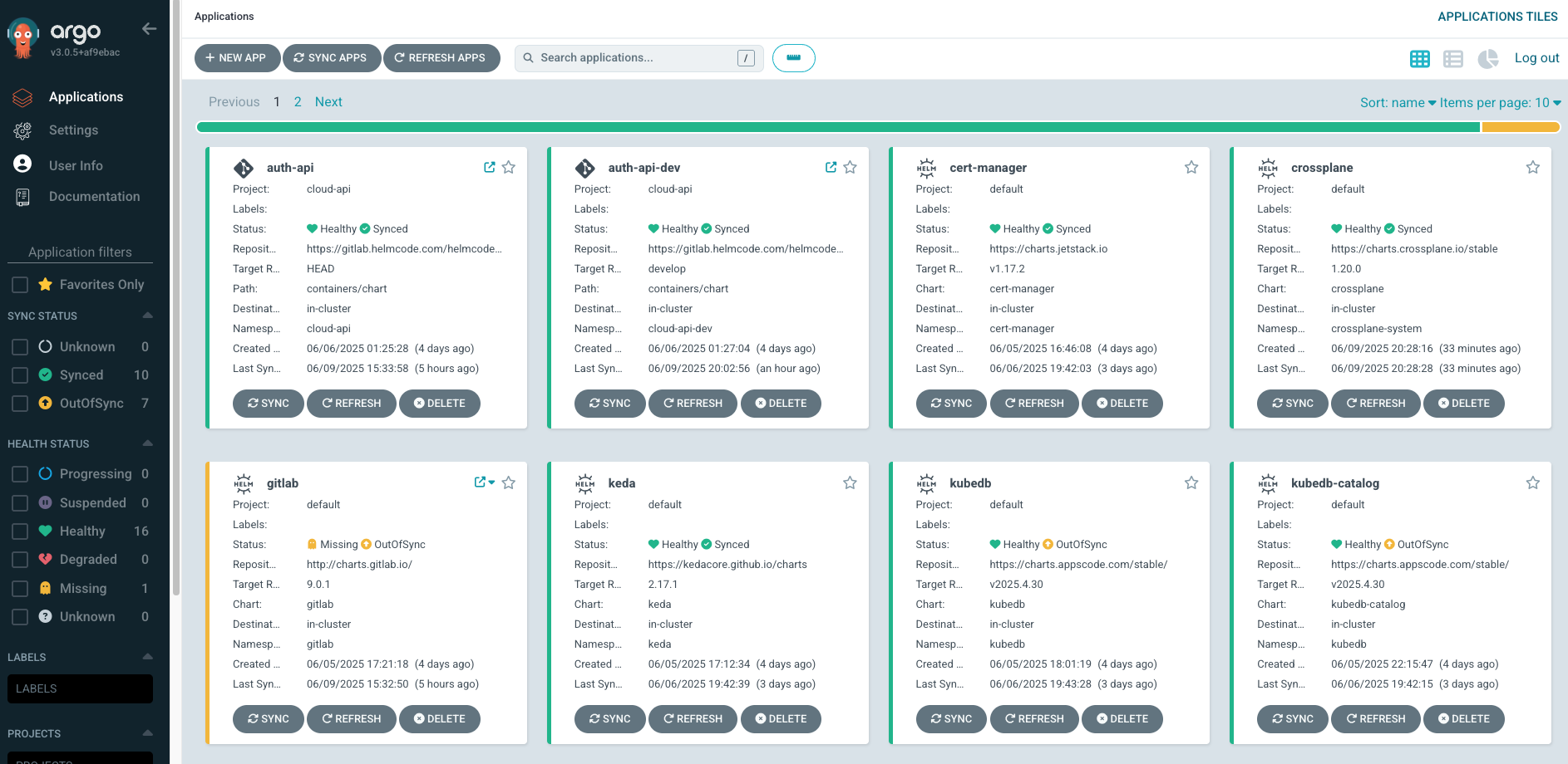 App screenshot